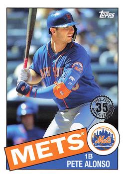2020 Topps Update - 1985 Topps Baseball 35th Anniversary #85TB-28 Pete Alonso Front