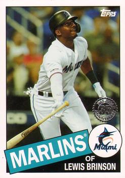 2020 Topps Update - 1985 Topps Baseball 35th Anniversary #85TB-50 Lewis Brinson Front