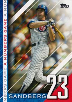2020 Topps Update - A Numbers Game #NG-2 Ryne Sandberg Front