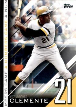 2020 Topps Update - A Numbers Game #NG-3 Roberto Clemente Front