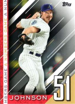 2020 Topps Update - A Numbers Game #NG-4 Randy Johnson Front
