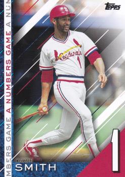 2020 Topps Update - A Numbers Game #NG-21 Ozzie Smith Front