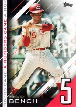 2020 Topps Update - A Numbers Game #NG-24 Johnny Bench Front
