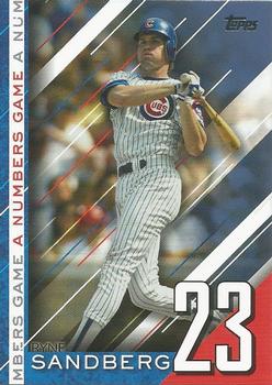 2020 Topps Update - A Numbers Game Blue #NG-2 Ryne Sandberg Front