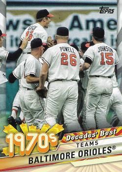 2020 Topps Update - Decades' Best #DB-22 Baltimore Orioles Front