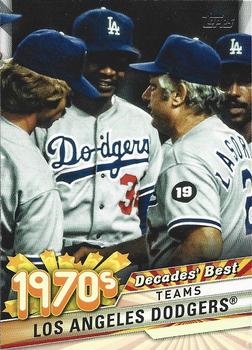 2020 Topps Update - Decades' Best #DB-24 Los Angeles Dodgers Front