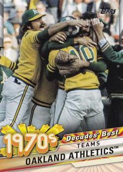 2020 Topps Update - Decades' Best #DB-27 Oakland Athletics Front