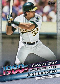 2020 Topps Update - Decades' Best #DB-36 Jose Canseco Front