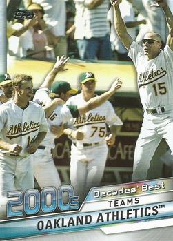 2020 Topps Update - Decades' Best #DB-59 Oakland Athletics Front