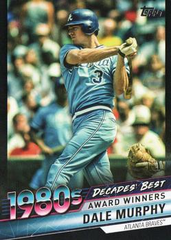 2020 Topps Update - Decades' Best Black #DB-34 Dale Murphy Front