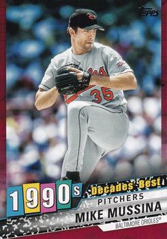 2020 Topps Update - Decades' Best Red #DB-45 Mike Mussina Front