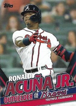 2020 Topps Update - Ronald Acuna Jr. Highlights #TRA-2 Ronald Acuña Jr. Front