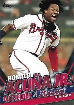 2020 Topps Update - Ronald Acuna Jr. Highlights #TRA-3 Ronald Acuña Jr. Front