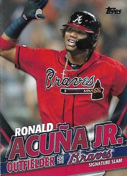 2020 Topps Update - Ronald Acuna Jr. Highlights #TRA-10 Ronald Acuña Jr. Front
