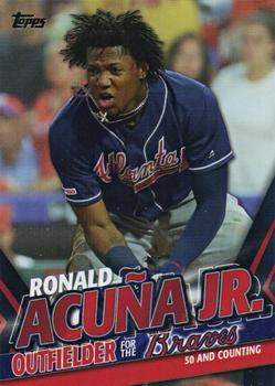 2020 Topps Update - Ronald Acuna Jr. Highlights #TRA-14 Ronald Acuña Jr. Front