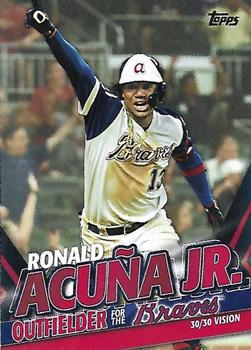 2020 Topps Update - Ronald Acuna Jr. Highlights #TRA-17 Ronald Acuña Jr. Front
