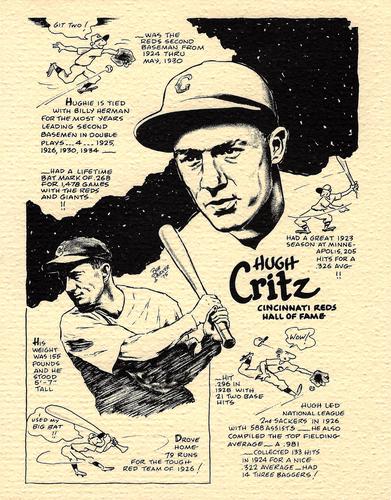 1977 Bob Parker Classic Cincinnati Reds #NNO Hugh Critz Front