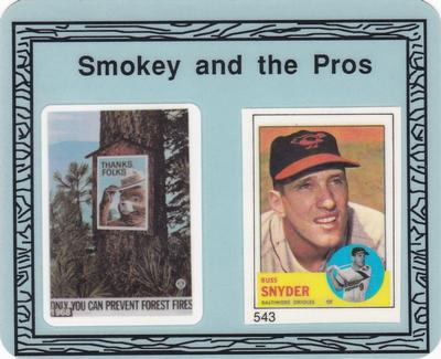 1987 Coins of America Smokey and the Pros #NNO Russ Snyder Front