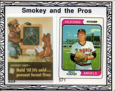 1987 Coins of America Smokey and the Pros #NNO Rich Hand Front