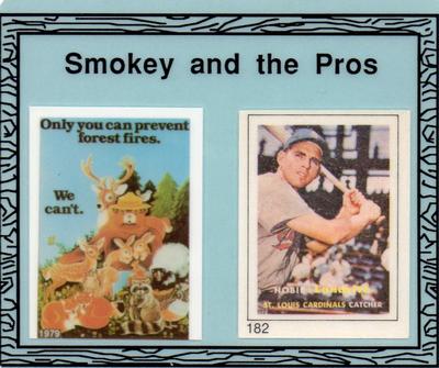 1987 Coins of America Smokey and the Pros #NNO Hobie Landrith Front