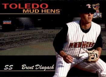2010 Choice Toledo Mud Hens #03 Brent Dlugach Front