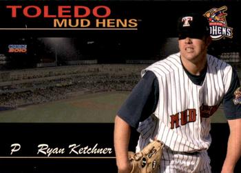 2010 Choice Toledo Mud Hens #10 Ryan Ketchner Front