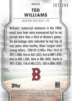 2020 Topps of the Class - Topps of the Class Greats #TCG-10 Ted Williams Back