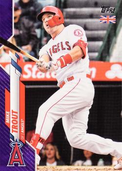 2020 Topps UK Edition - Purple #1 Mike Trout Front