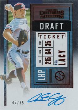 2020 Panini Contenders - Draft Pick Draft Ticket Red #DPT-AL Asa Lacy Front