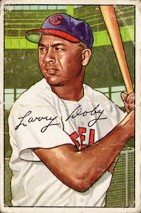 1952 Bowman #115 Larry Doby Front