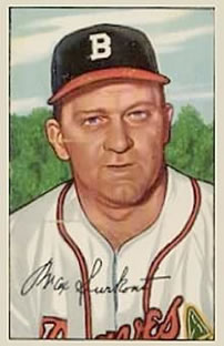 1952 Bowman #12 Max Surkont Front