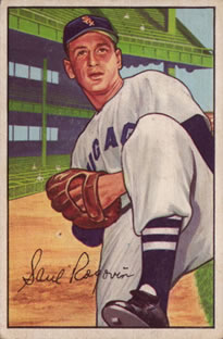 1952 Bowman #165 Saul Rogovin Front