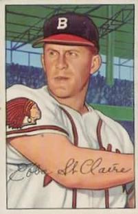 1952 Bowman #172 Ebba St. Claire Front