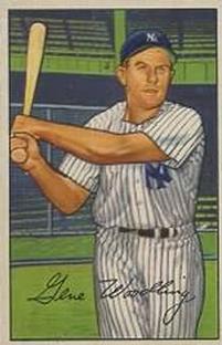 1952 Bowman #177 Gene Woodling Front