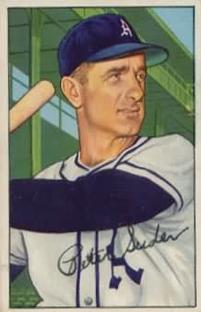 1952 Bowman #179 Pete Suder Front