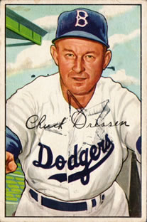 1952 Bowman #188 Chuck Dressen Front