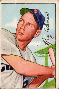 1952 Bowman #201 Ray Coleman Front