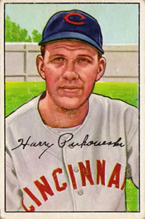 1952 Bowman #202 Harry Perkowski Front