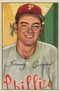 1952 Bowman #236 Tommy Brown Front