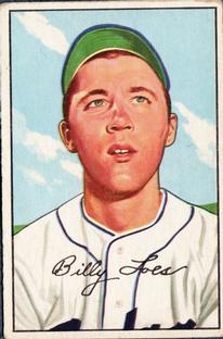 1952 Bowman #240 Billy Loes Front