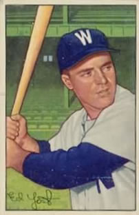 1952 Bowman #31 Eddie Yost Front