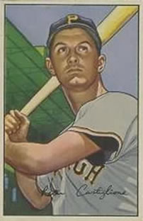1952 Bowman #47 Pete Castiglione Front