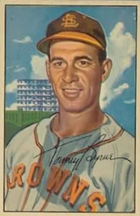 1952 Bowman #61 Tommy Byrne Front