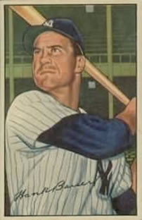 1952 Bowman #65 Hank Bauer Front
