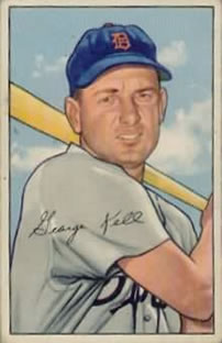 1952 Bowman #75 George Kell Front