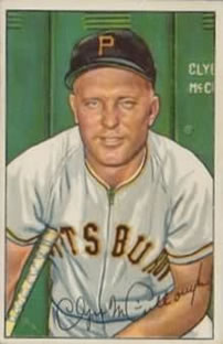 1952 Bowman #99 Clyde McCullough Front
