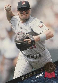 1993 Leaf #98 Chuck Knoblauch Front