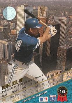 1993 Leaf #179 Derek Bell Back