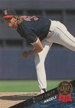 1993 Leaf #292 Chuck Finley Front