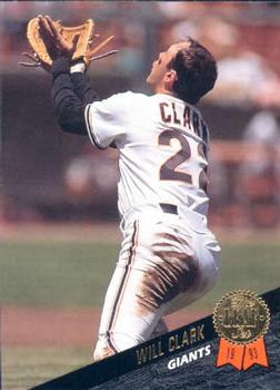 1993 Leaf #247 Will Clark Front